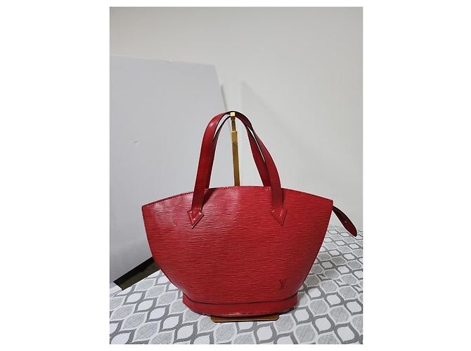 Louis Vuitton Epi Saint Jacques PM Rosso - vista 4