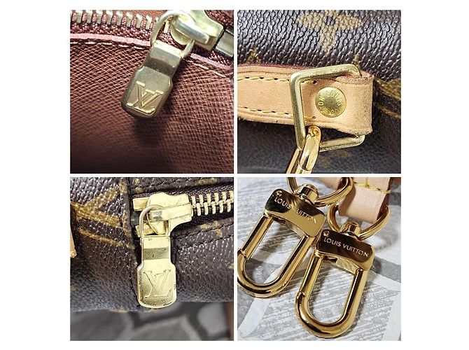Borsa Trocadero 27 in tela Monogram Louis Vuitton Marrone Beige - vista 10