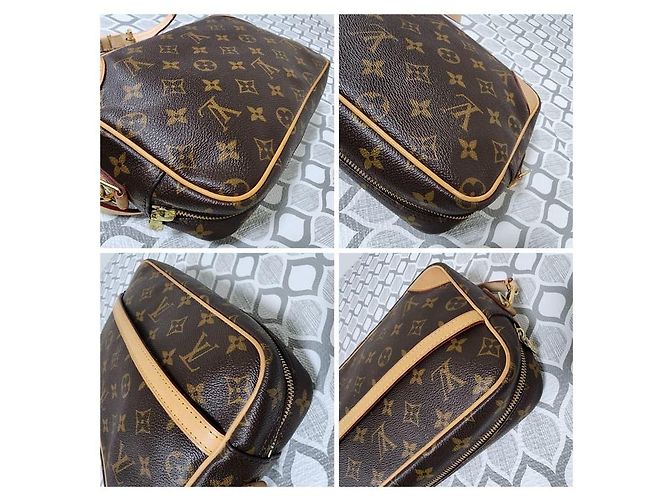 Borsa Trocadero 27 in tela Monogram Louis Vuitton Marrone Beige - vista 11
