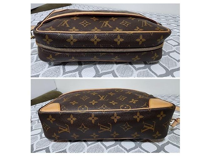 Borsa Trocadero 27 in tela Monogram Louis Vuitton Marrone Beige - vista 7