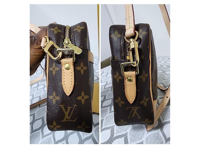 Borsa Trocadero 27 in tela Monogram Louis Vuitton Marrone Beige - vista 8