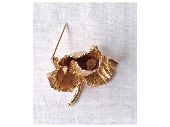 Christian Dior Mai indossato - GROSSE Germania firmato nel 1974 per Ch. DIOR D'oro Gold hardware - vista 10
