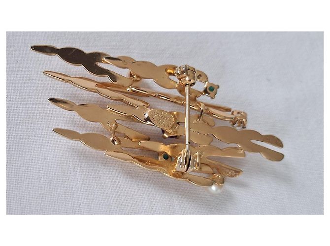 Christian Dior Mai indossato - GROSSE firmato 1965 - Germania per Ch. DIOR Multicolore D'oro Gold hardware - vista 5