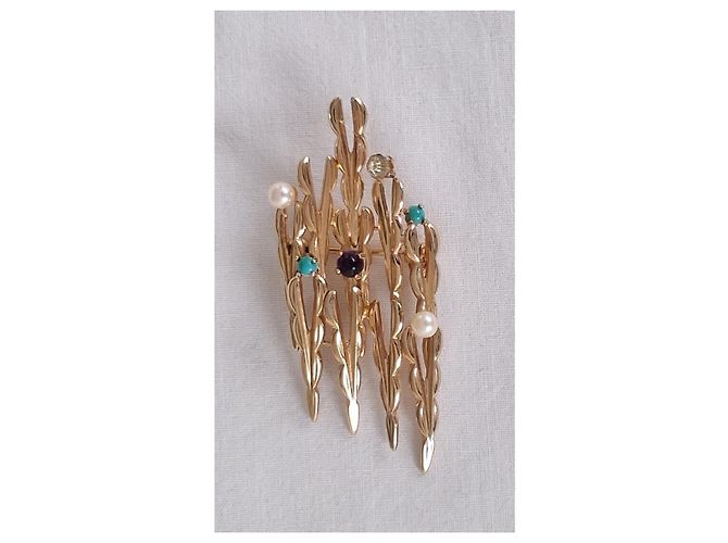 Christian Dior Mai indossato - GROSSE firmato 1965 - Germania per Ch. DIOR Multicolore D'oro Gold hardware - vista 6