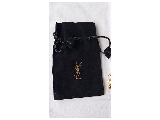 Yves Saint Laurent Nuovo - Sublimi orecchini vintage Arty - con clip D'oro Gold hardware - vista 13