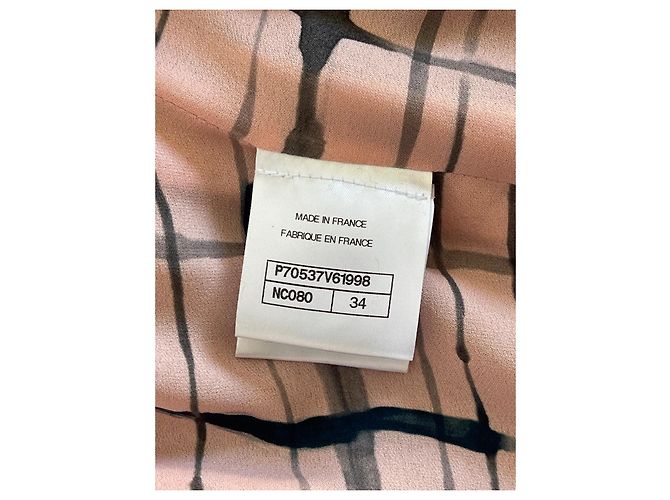 Giacca Chanel in tweed nero seta e cotone - vista 13