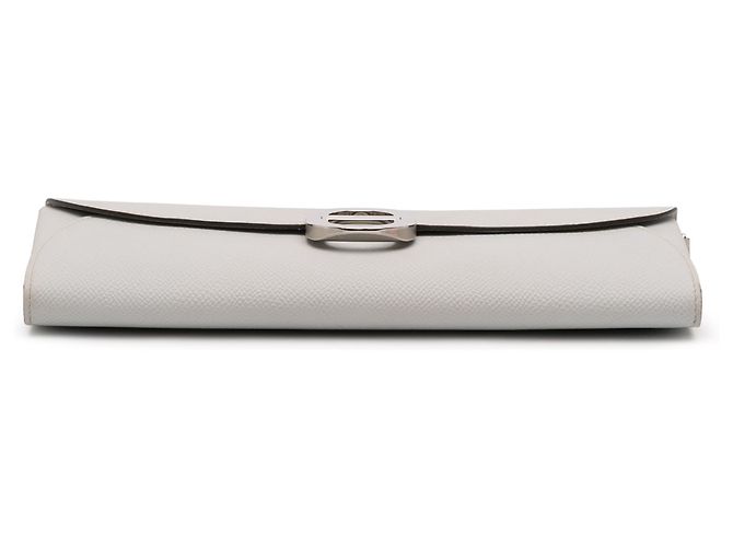 Portafoglio Hermès Maillon To Go in Epsom grigio Marrone - vista 3