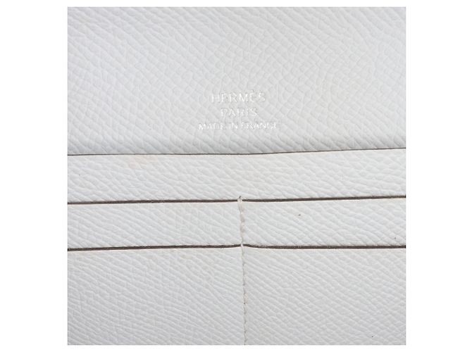 Portafoglio Hermès Maillon To Go in Epsom grigio Marrone - vista 5