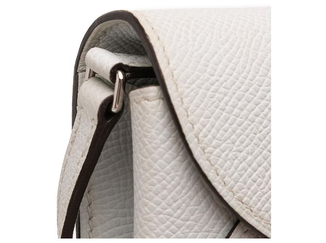 Portafoglio Hermès Maillon To Go in Epsom grigio Marrone - vista 8
