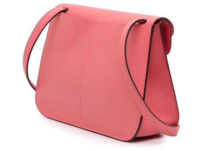 Mini Halzan 22 in Swift rosa di Hermès - vista 2