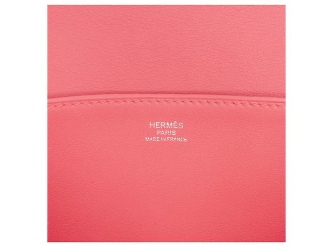 Mini Halzan 22 in Swift rosa di Hermès - vista 5