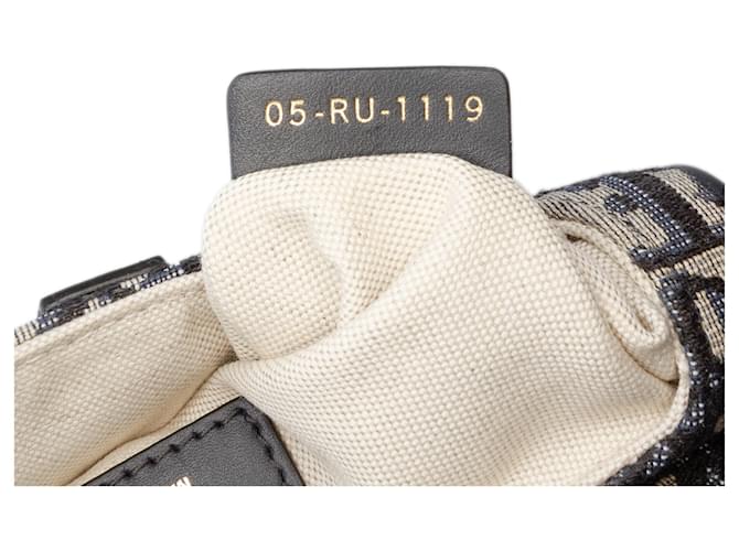 Saddle Borsa a sella mini obliqua blu Dior Blu navy - vista 6