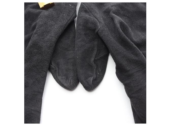 Hermès Schwarze Wildlederhandschuhe Hermes Kelly - Ansicht 6