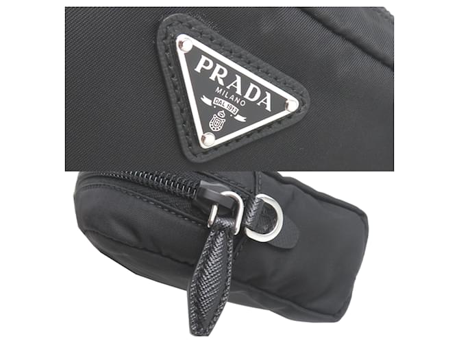 Pochette Re-Nylon Prada in Nero - vista 9