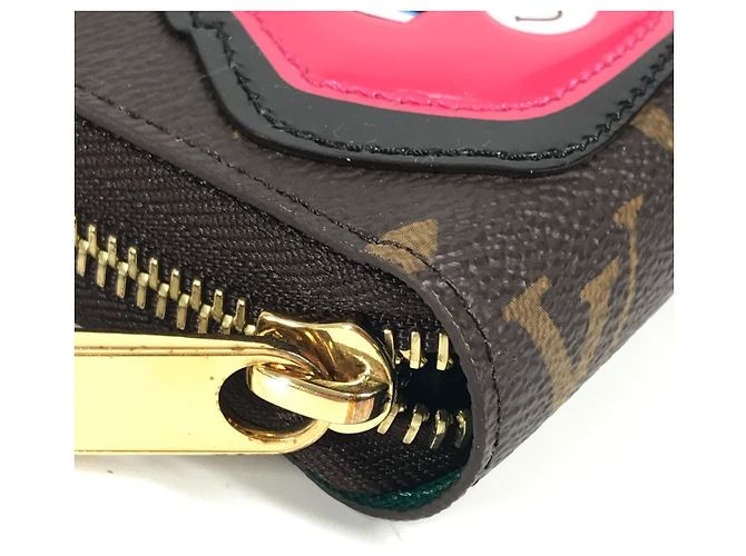 Zippy Wallet Rabbit Monogramm Nicolas Ghesquière Louis Vuitton Braun Pink - Ansicht 9