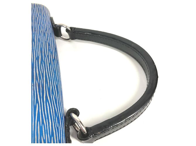 Borsa Cluny BB in denim Epi di LOUIS VUITTON Blu - vista 2