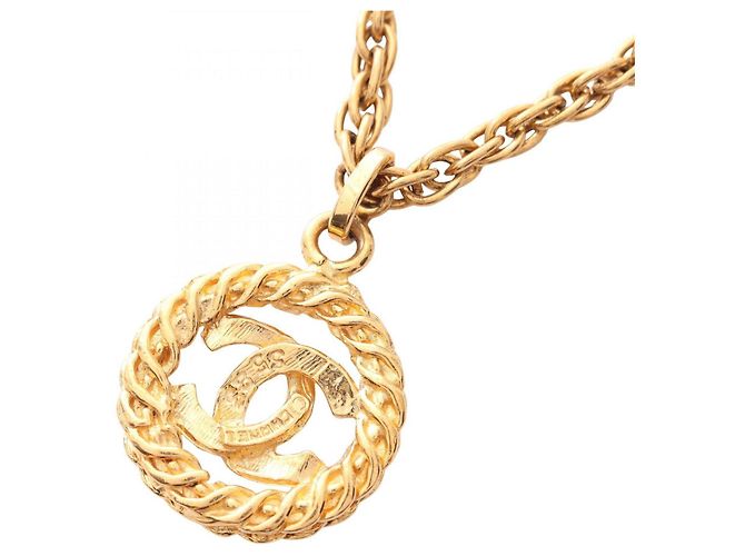 Collana Placcata Oro Chanel Coco Mark D'oro - vista 2