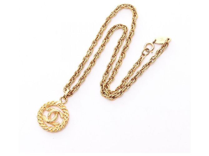 Collana Placcata Oro Chanel Coco Mark D'oro - vista 3