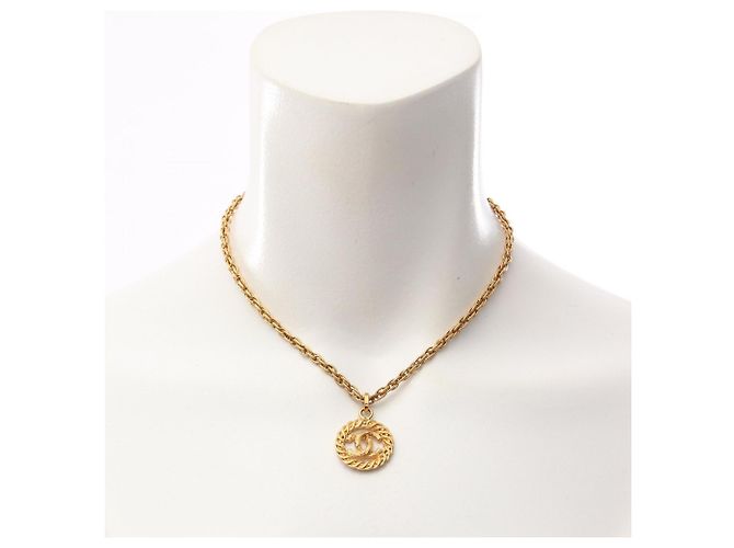 Collana Placcata Oro Chanel Coco Mark D'oro - vista 5