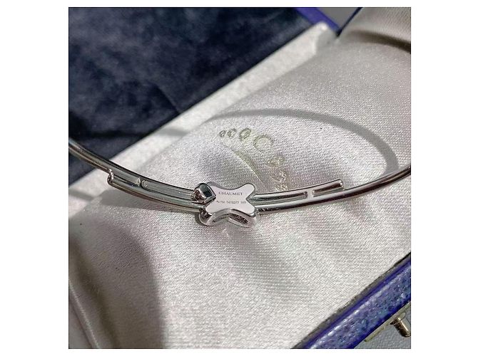 Chaumet Bracciale Jeux de Liens in oro bianco 18K con diamanti, misura 165 - vista 2