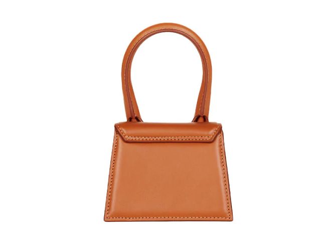 Jacquemus Le Chiquito Mini in pelle mini Marrone - vista 2