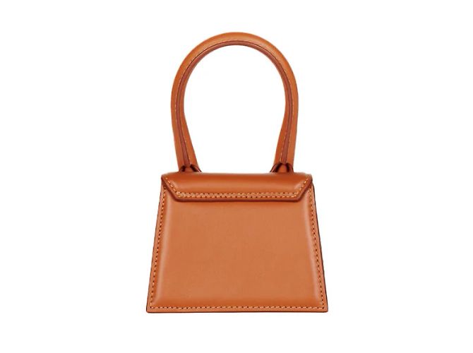 Jacquemus Le Chiquito Mini in pelle mini Marrone - vista 2