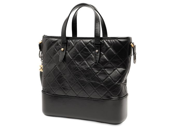 Borsa Tote/Spalla Gabrielle de Chanel Nero - vista 2