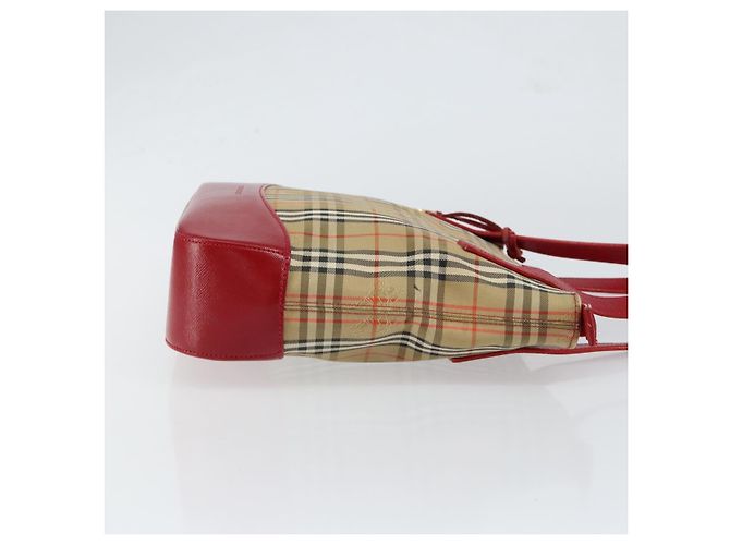 Borsa Burberry Nova Check in tela Nova Check Beige - vista 3