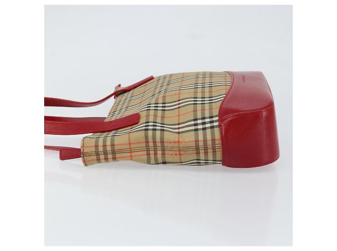 Borsa Burberry Nova Check in tela Nova Check Beige - vista 4
