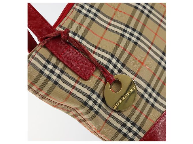 Borsa Burberry Nova Check in tela Nova Check Beige - vista 6