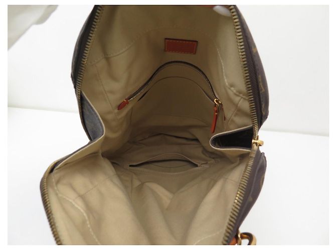 BORSA A MANO LOUIS VUITTON X LAGERFELD PUNCHING BAG ICONOCLAST M40230 MONOGRAMMA Marrone - vista 14