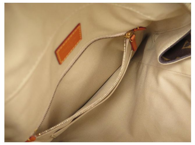 BORSA A MANO LOUIS VUITTON X LAGERFELD PUNCHING BAG ICONOCLAST M40230 MONOGRAMMA Marrone - vista 17
