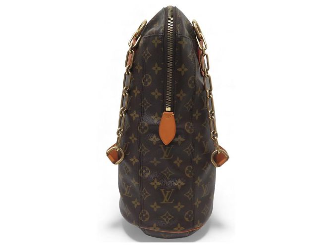 BORSA A MANO LOUIS VUITTON X LAGERFELD PUNCHING BAG ICONOCLAST M40230 MONOGRAMMA Marrone - vista 4