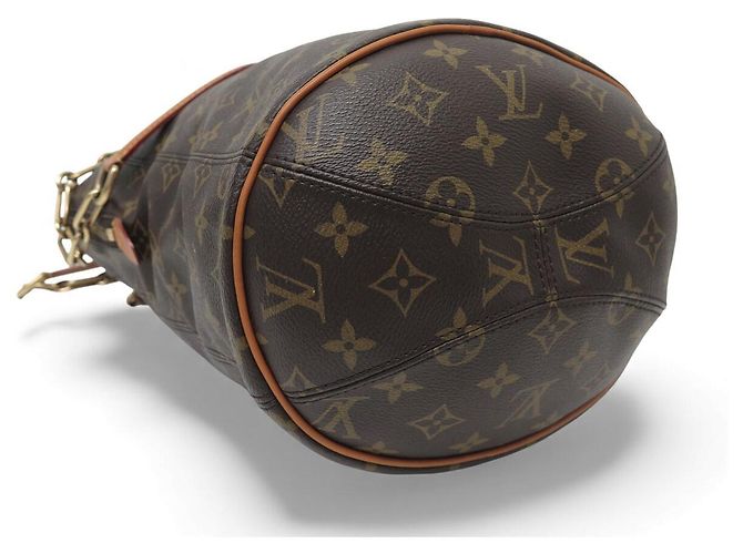 BORSA A MANO LOUIS VUITTON X LAGERFELD PUNCHING BAG ICONOCLAST M40230 MONOGRAMMA Marrone - vista 5