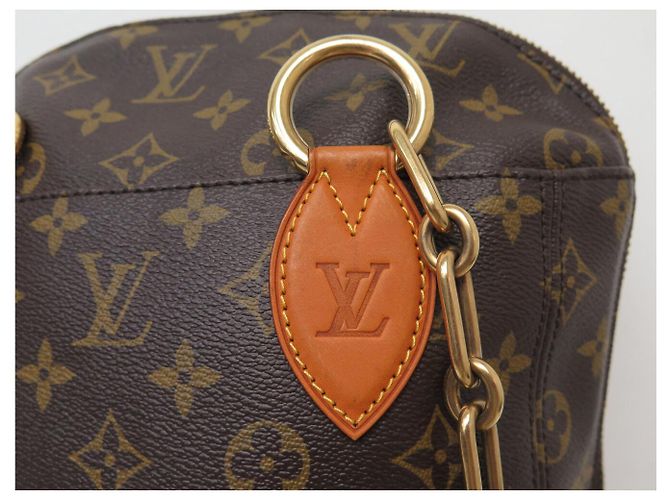 BORSA A MANO LOUIS VUITTON X LAGERFELD PUNCHING BAG ICONOCLAST M40230 MONOGRAMMA Marrone - vista 8