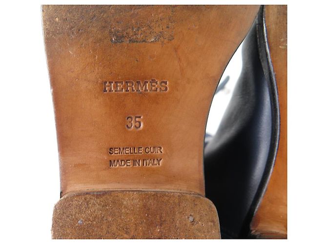 Hermès STIVALI HERMES JUMPING 35 IN CAMOSCIO BLU STIVALI KELLY Blu navy - vista 12