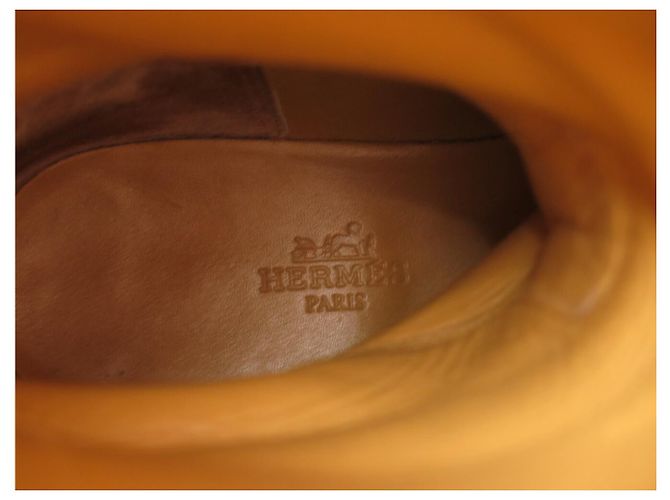Hermès STIVALI HERMES JUMPING 35 IN CAMOSCIO BLU STIVALI KELLY Blu navy - vista 9