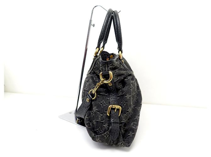 BORSA LOUIS VUITTON NEO CABBY M95351 MONOGRAM DENIM Nero - vista 3