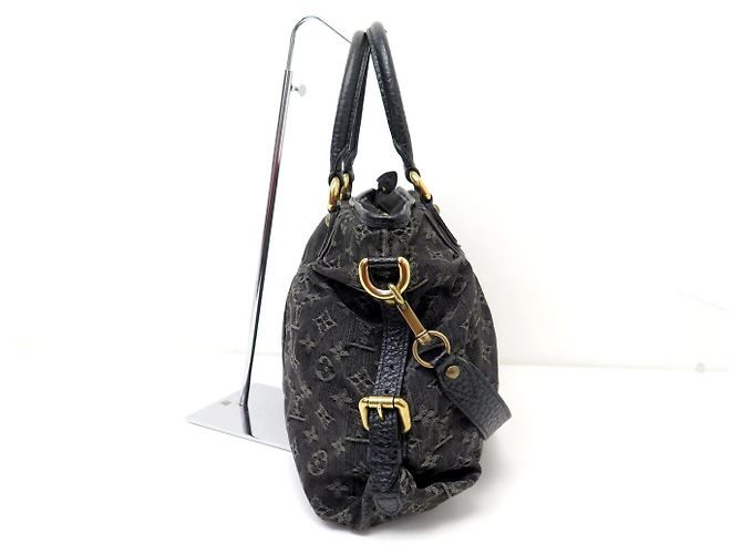 BORSA LOUIS VUITTON NEO CABBY M95351 MONOGRAM DENIM Nero - vista 4