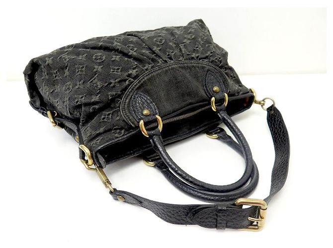 BORSA LOUIS VUITTON NEO CABBY M95351 MONOGRAM DENIM Nero - vista 6