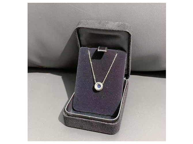 Tiffany & Co Collana pendente Tiffany Soleste zaffiro blu diamanti Argento - vista 4