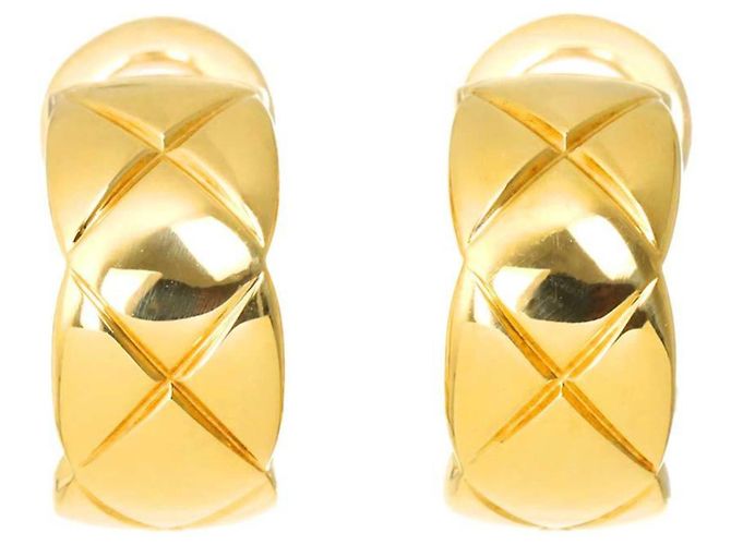 Chanel Coco Crush Clip Ohrringe aus 18K Gelbgold - Ansicht 2