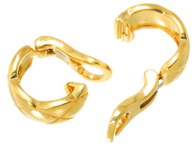 Chanel Coco Crush Clip Ohrringe aus 18K Gelbgold - Ansicht 4