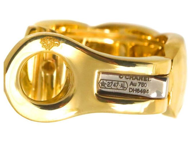 Chanel Coco Crush Clip Ohrringe aus 18K Gelbgold - Ansicht 5