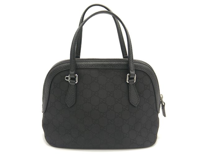 Borsa a spalla in nylon GG di GUCCI Nero - vista 2