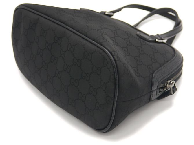 Borsa a spalla in nylon GG di GUCCI Nero - vista 4