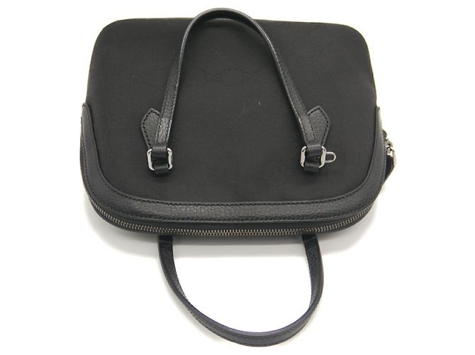 Borsa a spalla in nylon GG di GUCCI Nero - vista 6