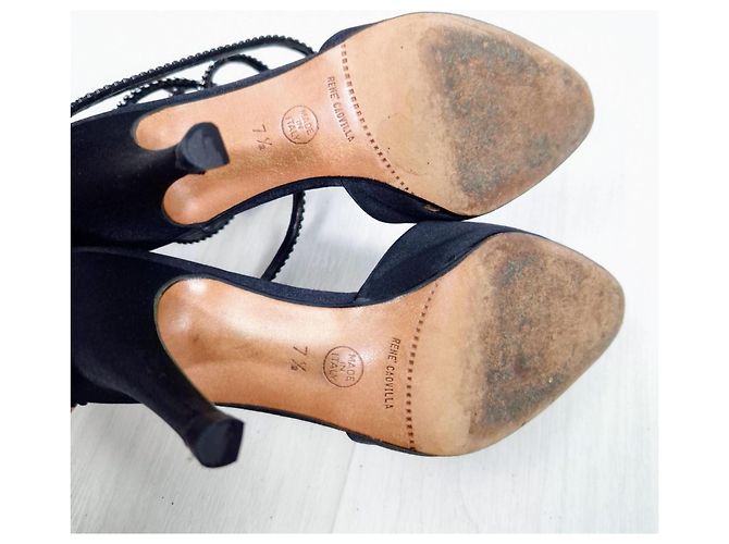 Rene Caovilla René Caovilla Vintage High Heels Schwarz - Ansicht 11