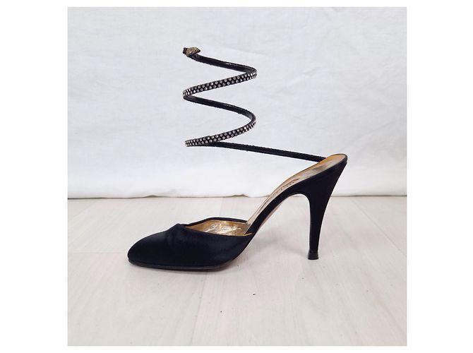 Rene Caovilla René Caovilla Vintage High Heels Schwarz - Ansicht 2
