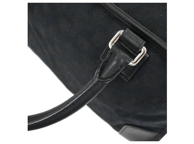 Loewe Amazona in pelle e tela jacquard 28 Nero - vista 7